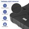 Black Square Offset Patio Umbrella Base Water and Sand Fillable Design